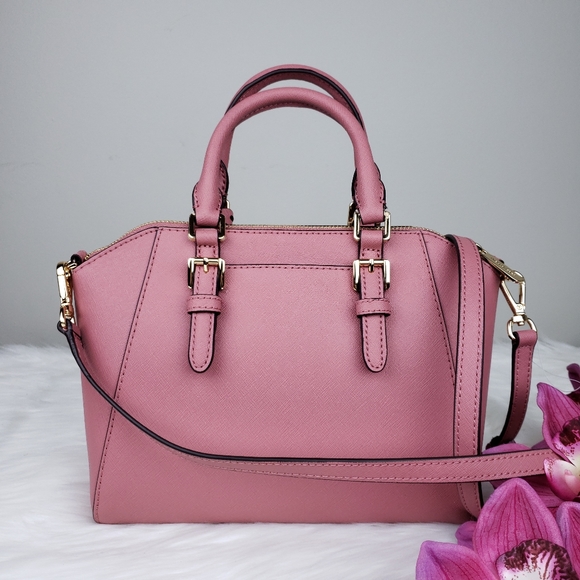 🌺NWT Michael Kors MD Ciara Satchel bag rose pink - Picture 3 of 7